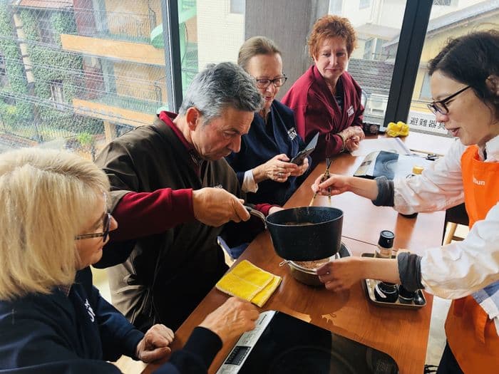 Sushi class in Kyoto