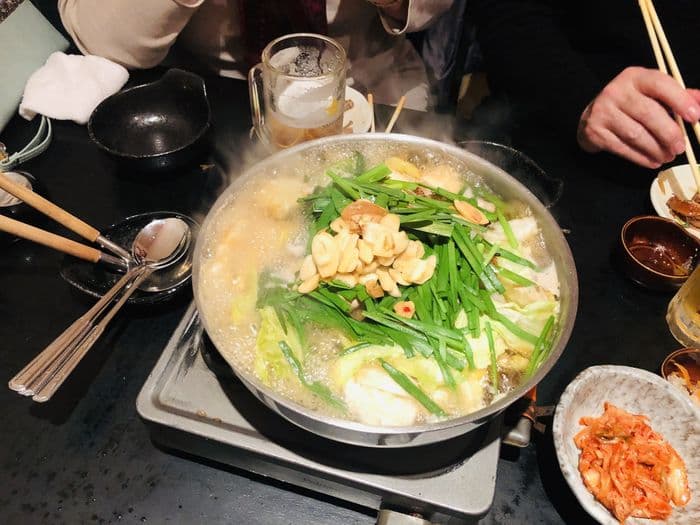 Motsunabe dinner in Fukuoka