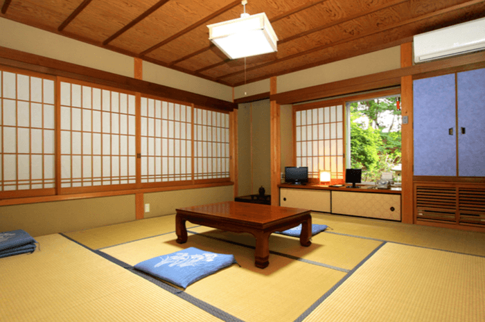 Saimon in Temple Room Pilgrim s Lodging