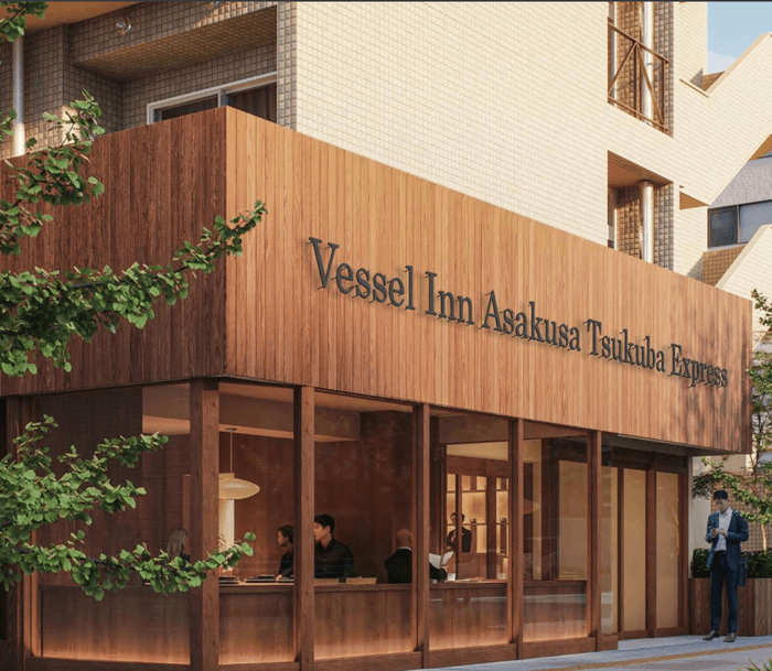 Vessel Inn Asakusa Tsukuba Express Entrance