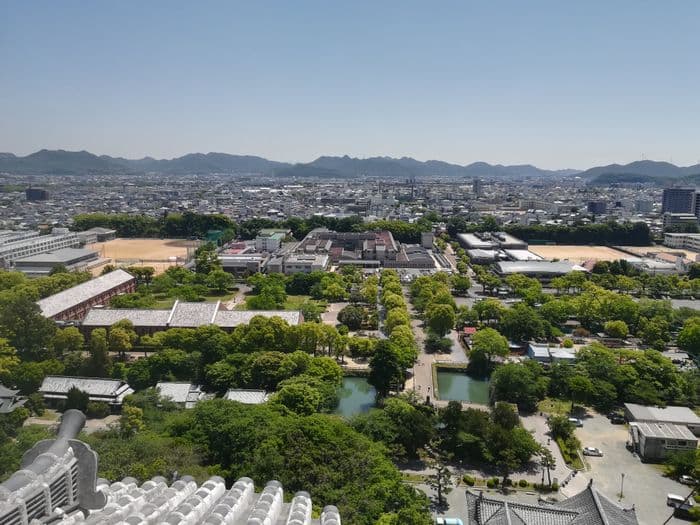 Aussicht in Himeji