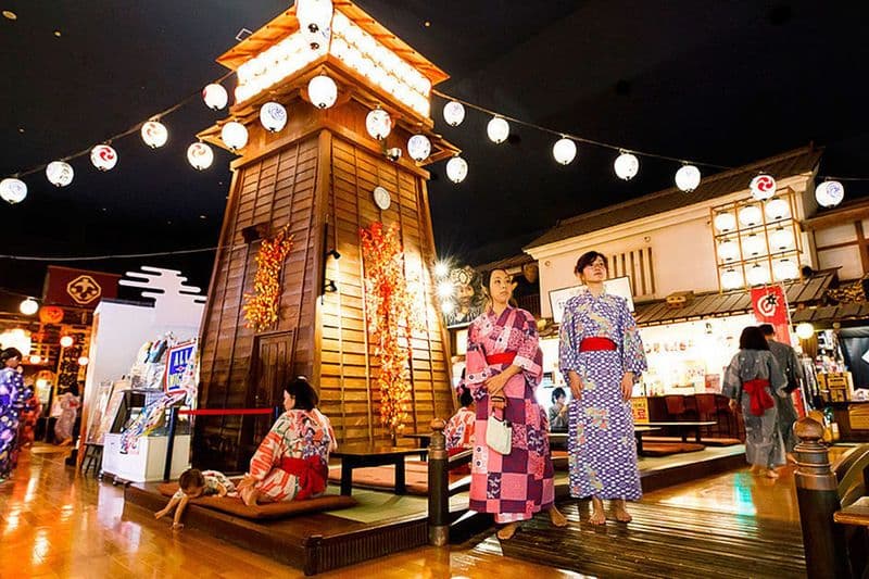 Oedo Onsen Monogatari Onsen Japan