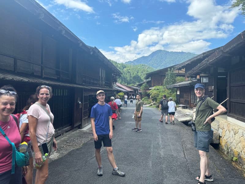 Die Wanderung entlang der Nakasendo