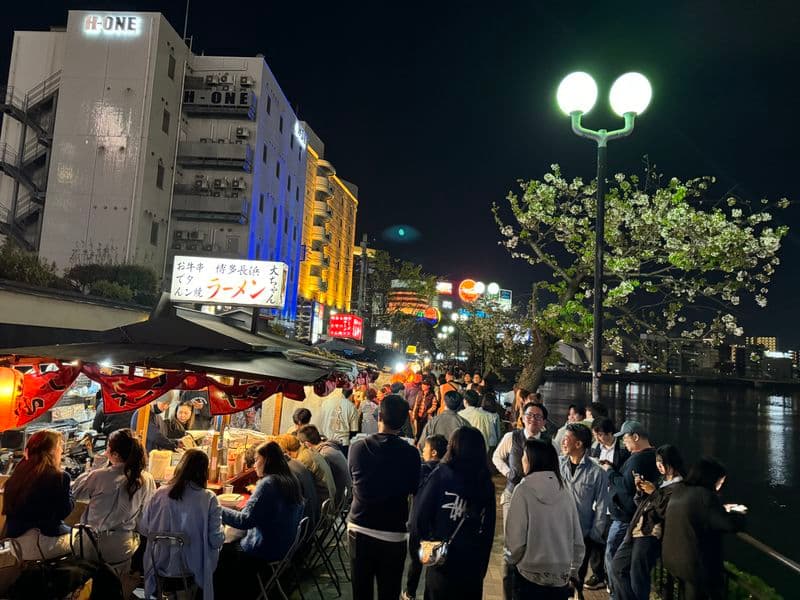 Yatai Straße in Nakasu
