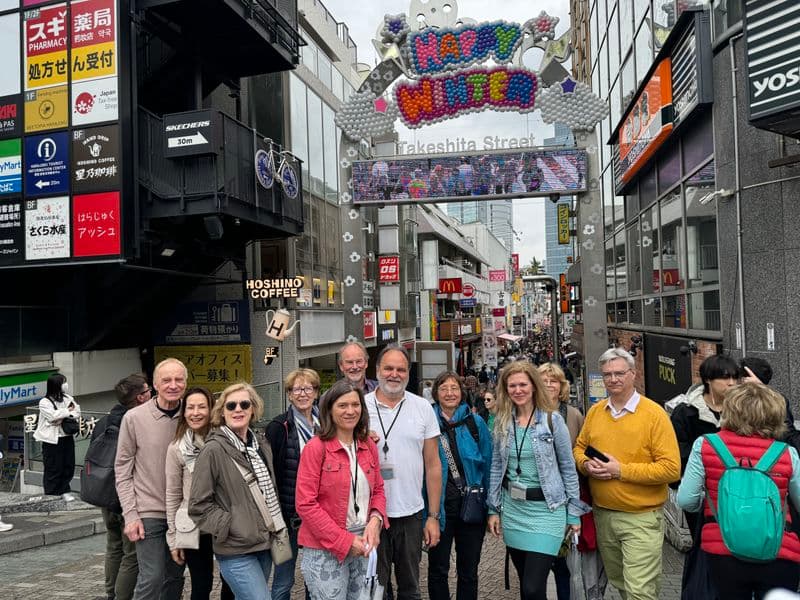 Sparziergang durch Harajuku