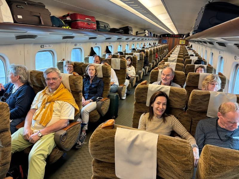 Der Shinkansen nach Hiroshima